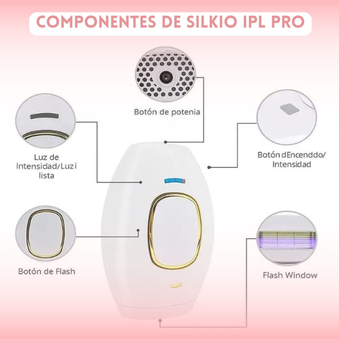 Silkio IPL Pro: Elimina el vello desde casa 50% OFF
