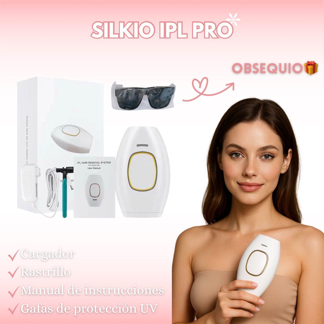 Silkio IPL Pro: Elimina el vello desde casa 50% OFF